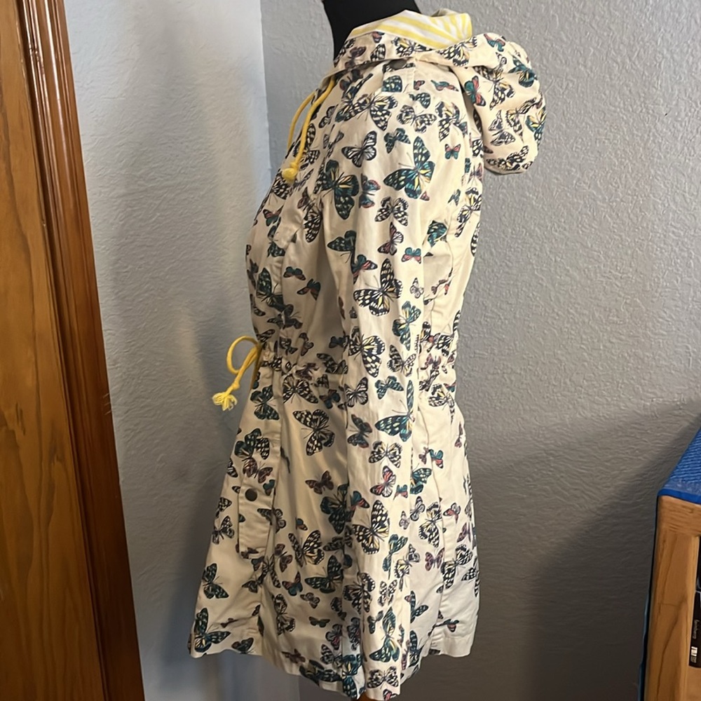 ModCloth Butterfly Print Cotton  Spring Jacket - Picture 4 of 8